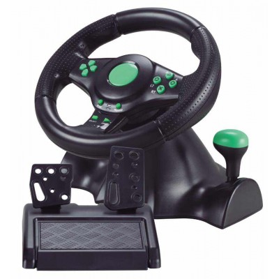 Enjoying  Perfect Gaming Racing Experiecne with  our Game Racing Steering Wheel for PS3 PS2 PC